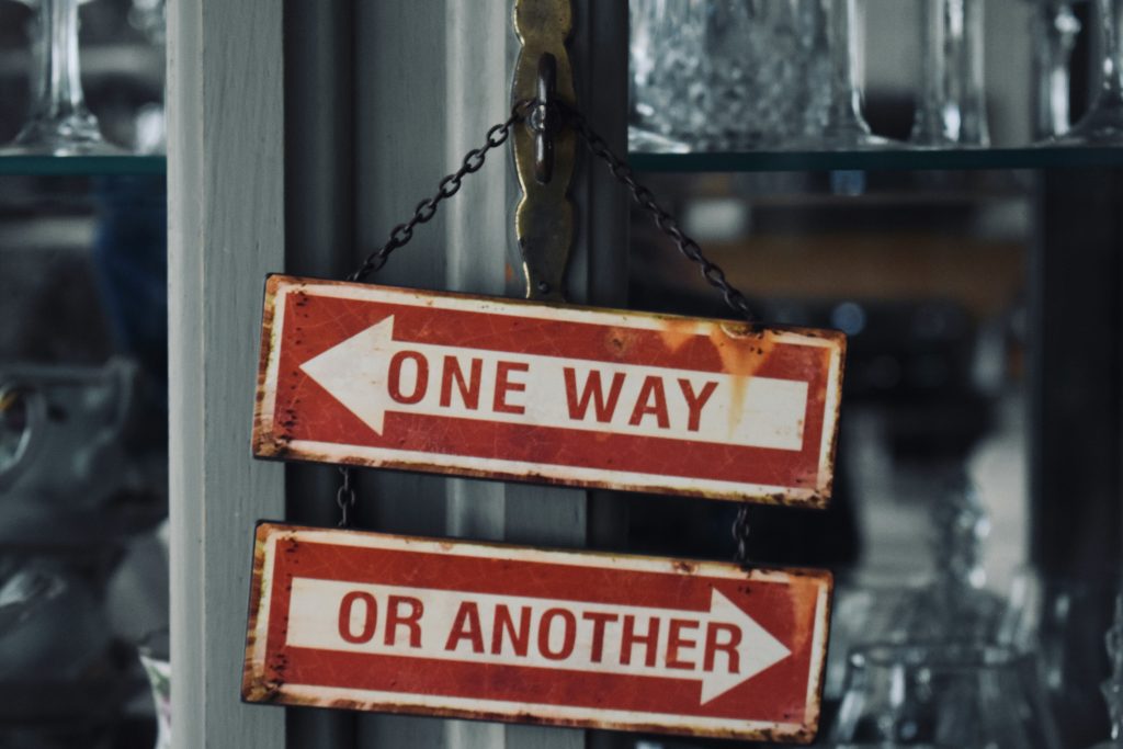 One way or another