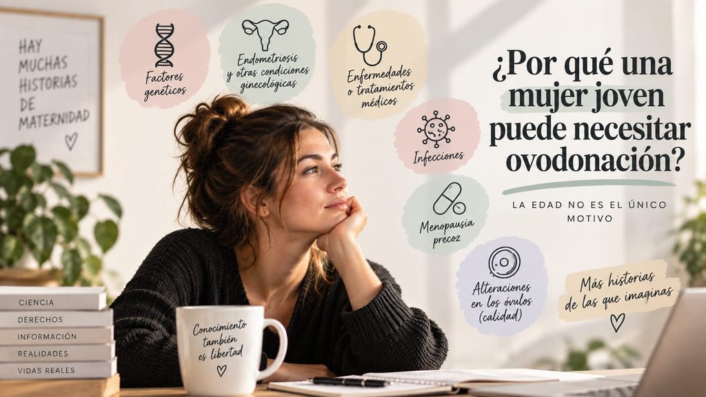 ¿Por qué una mujer joven puede necesitar ovodonación?